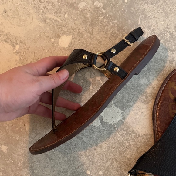 Sam Edelman Black and Brown Sandals - Picture 5 of 7